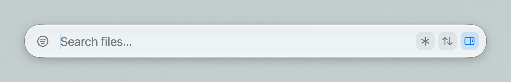 empty search bar