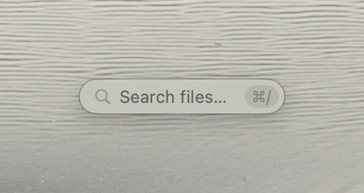search bar pinned to the desktop