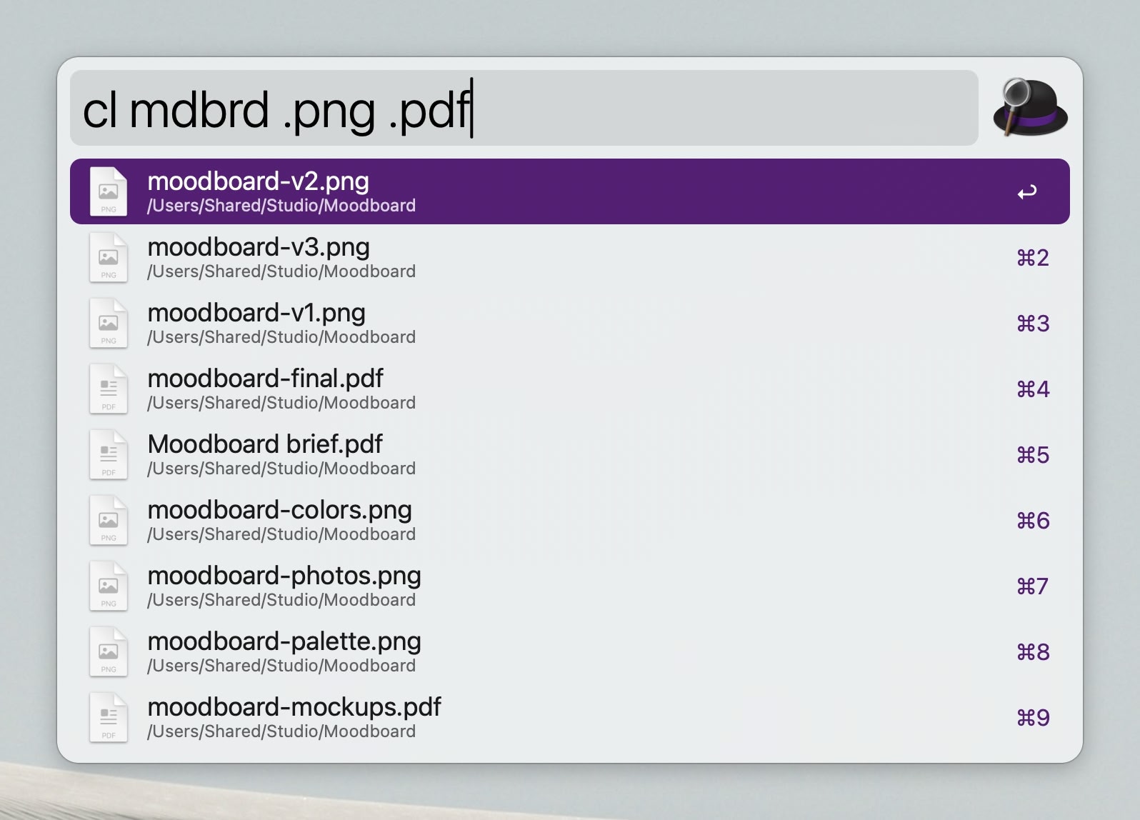 Alfred workflow