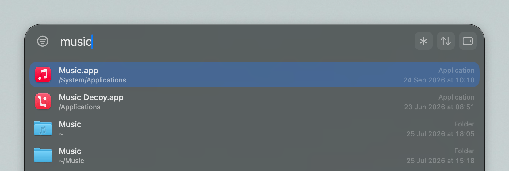 app launcher