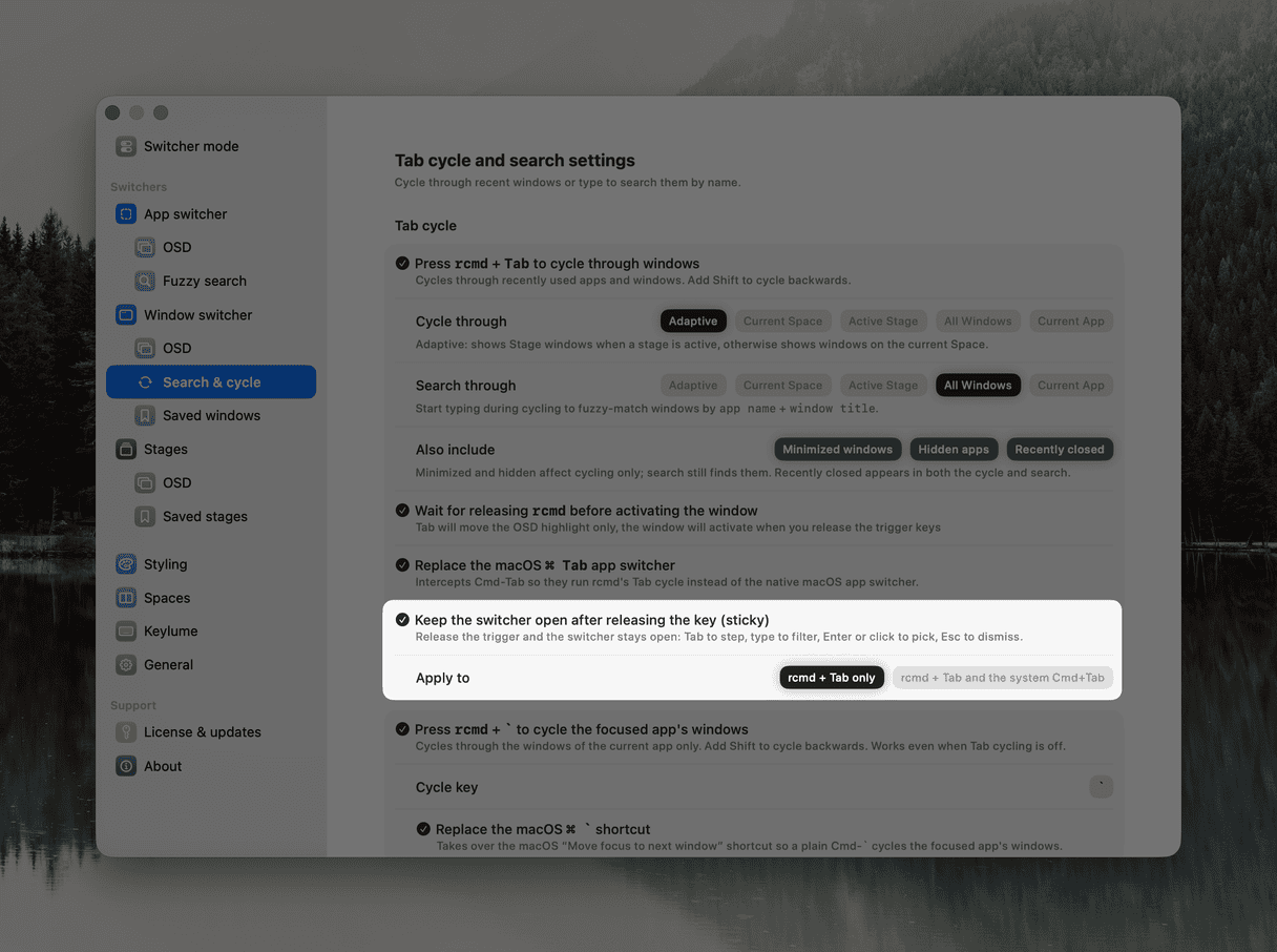 cmd-tab sticky osd