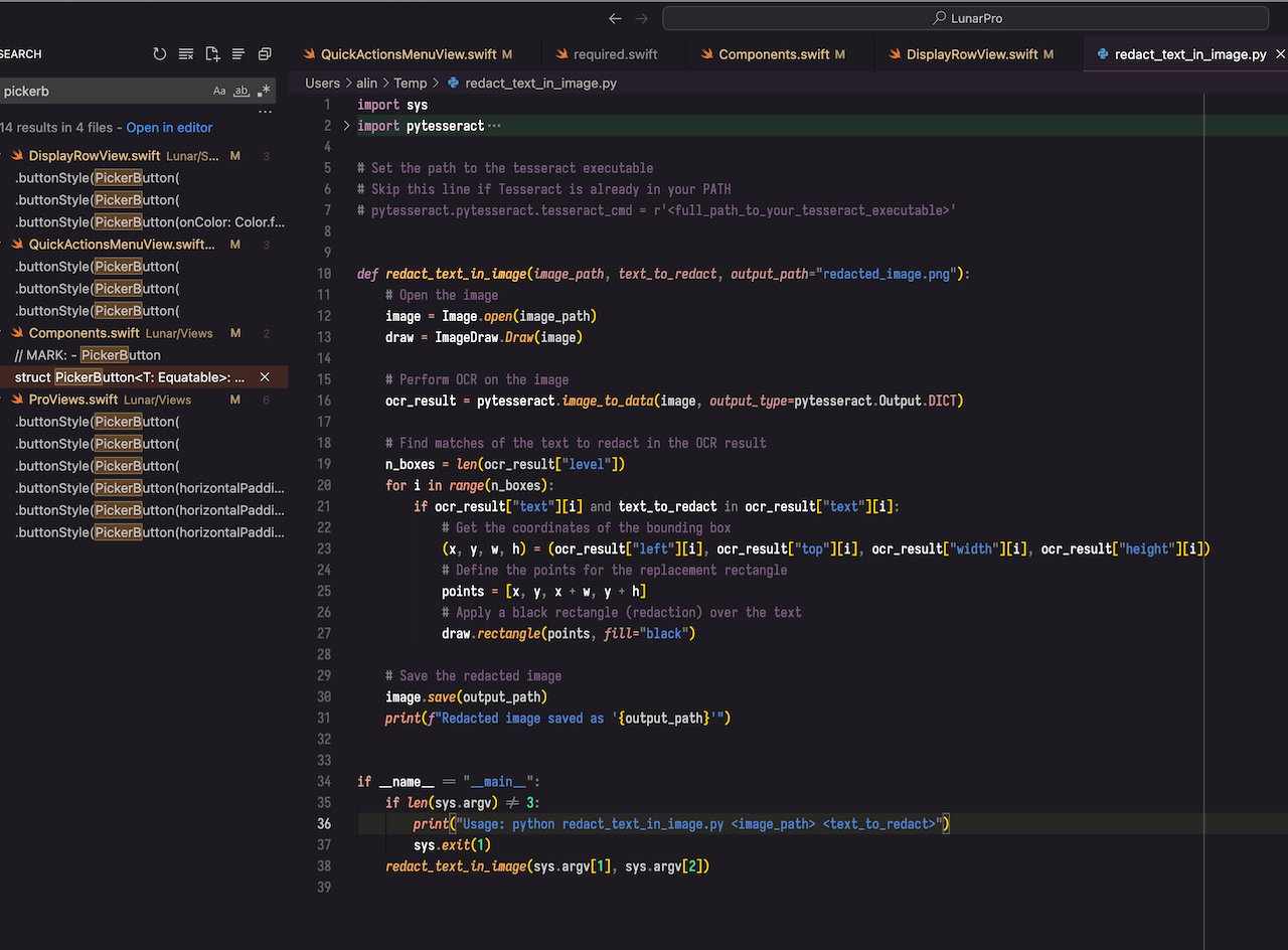 Blacking Out R Are there any CLIs for blacking out text in images? : r/macapps